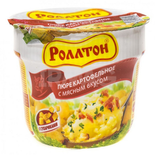 Пюре картофельное Роллтон мясное стак 40г