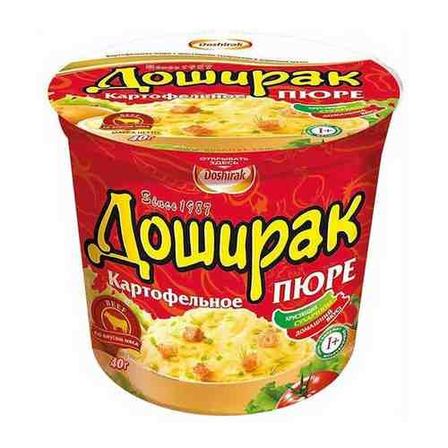Пюре картофельное Доширак со вкусом мяса гов стак 40г