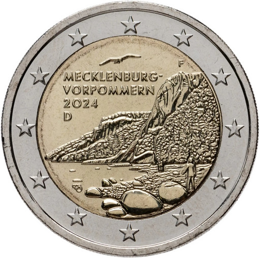 2 евро Германия 2024 «Мекленбург»