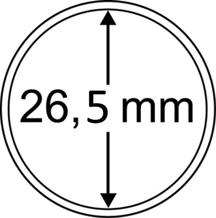 Капсула для монеты диаметром 26,5 мм