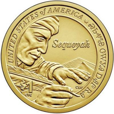 1 доллар США Сакагавея 2017 «Секвойя»