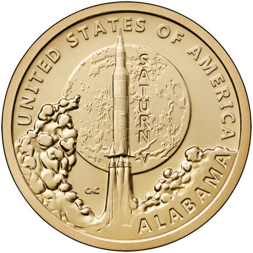 1 доллар США 2024 «Ракета Saturn V»