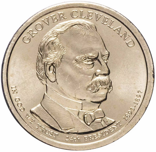 1 доллар США 2012 «24-й Президент Гровер Кливленд»