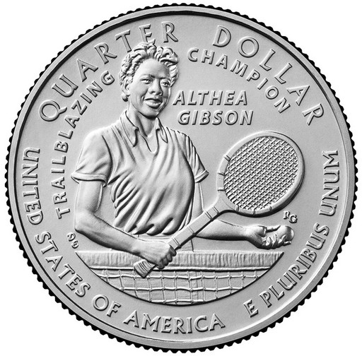 25 центов США 2025 «Алтея Гибсон»