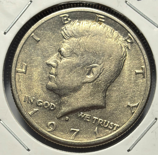 50 центов США 1971 «Кеннеди» D