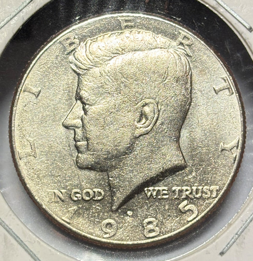 50 центов США 1985 «Кеннеди» P