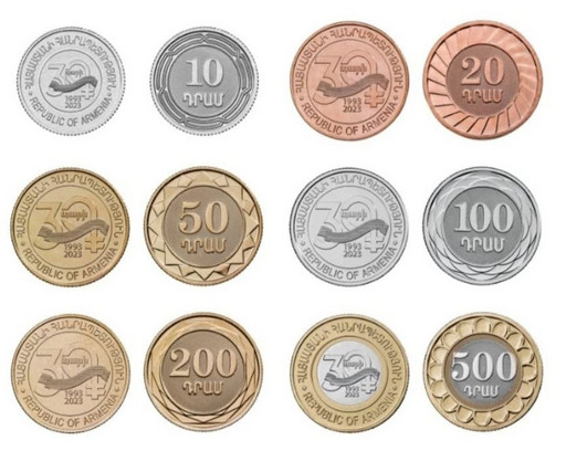 Набор 6 монет Армения 2023