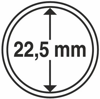 Капсула для монеты диаметром 22,5 мм