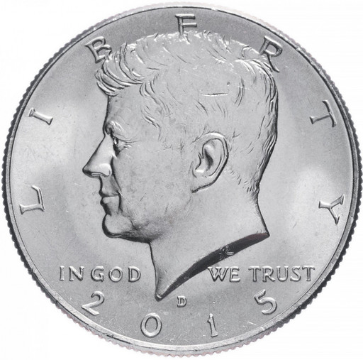 50 центов США 2015 «Кеннеди»