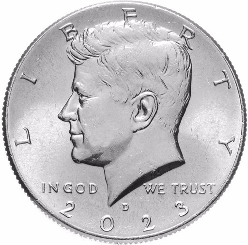 50 центов США 2023 «Кеннеди»