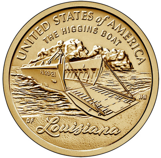1 доллар США 2023 «Лодка Хиггинса»