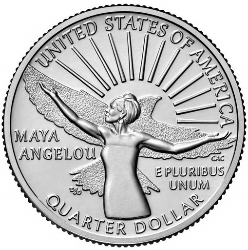 25 центов США 2022 «Майя Анджелу»