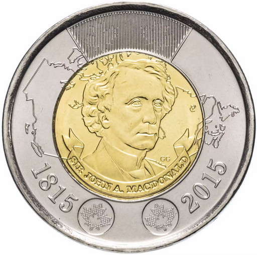 2 доллара Канада 2015 «Сэр Макдональд»