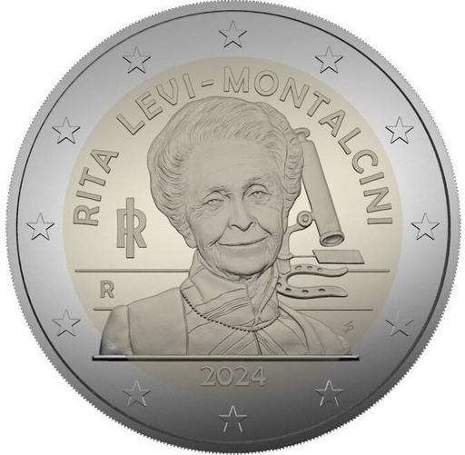 2 евро Италия 2024 «Рита Леви-Монтальчини»