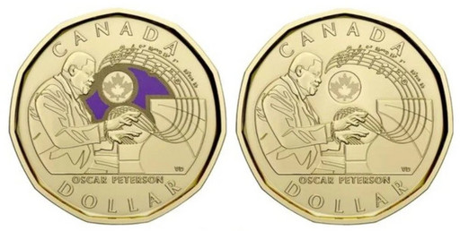 1 доллар Канада 2022 «Оскар Питерсон»