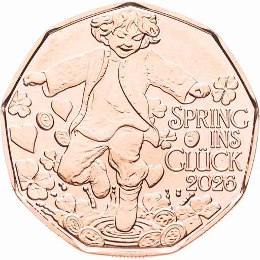 5 евро Австрия 2026 «Прыжок от счастья»