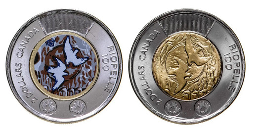 2 доллара Канада 2023 «Жан-Поль Риопель»