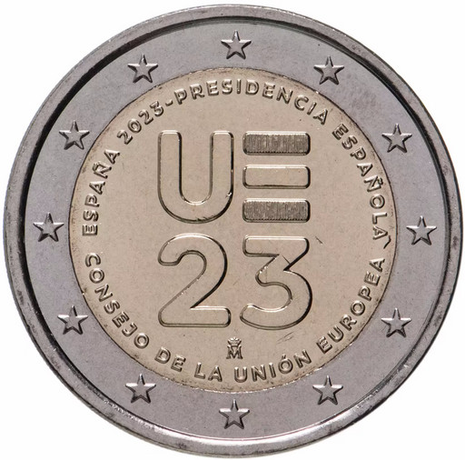 2 евро Испания 2023 «Президентство Испании в Совете ЕС»