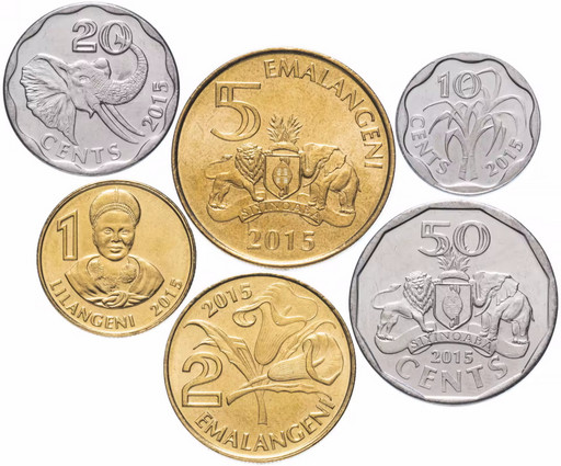 Набор 6 монет Свазиленд 2015