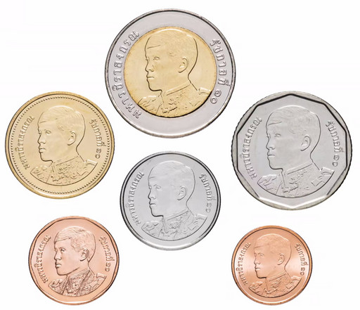 Набор 6 монет Тайланд 2018