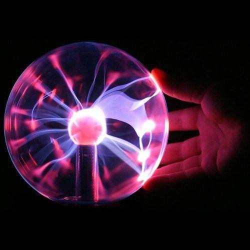 Ночник светильник Плазменный шар Plasma Light Magic Flash Ball BIG 5 дюймов
