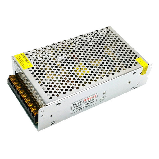 Адаптер, блок питания 12V 20A METAL