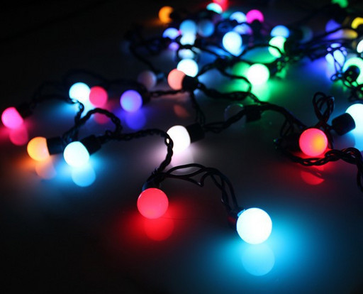 Гирлянда Шарики 100 LED RGB 10 метров