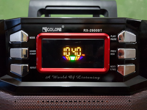 Колонка-комбик Golon RX-2900 BT\Led\FM