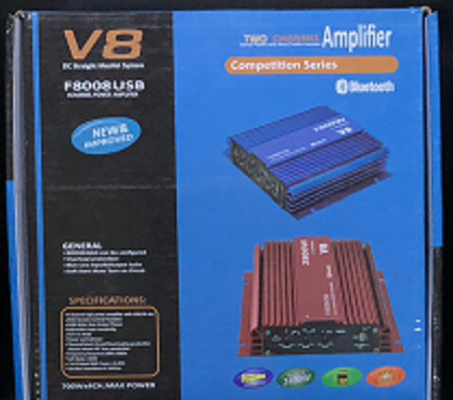 Автомобильный усилитель CAR AMP V8 BT