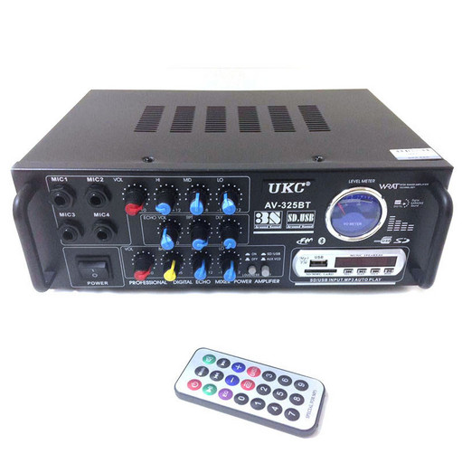 Усилитель звука UKC 325 BT с Bluetooth