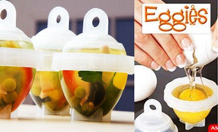 Формочки для варки яиц без скорлупы, формы для яиц, лентяйка, Eggies