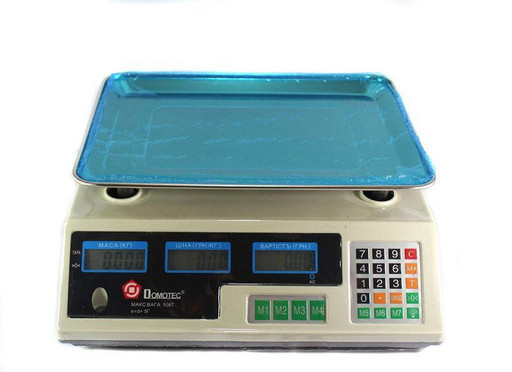 Весы торговые электронные до 50 кг Domotec MS-228