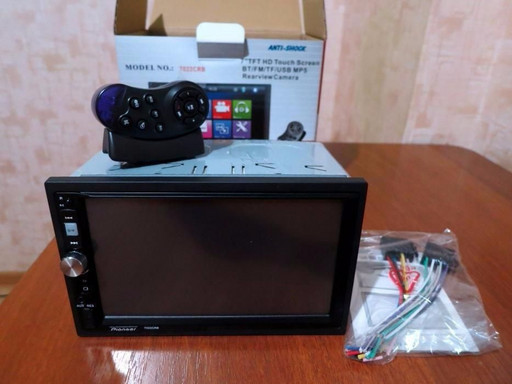 Автомагнитола 2din дин Пионер 7023CRBG с навигатором GPS навігатор BT сенсор7' магнітола магнітофон в авто