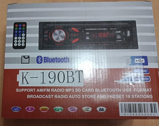 Автомагнитола CAR MP3 K190BT