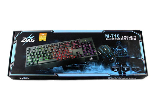Клавиатура LED GAMING KEYBOARD+Mouse M 710 (AR 4958) (20)