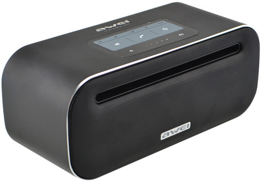 Портативная сенсорная Bluetooth колонка Awei Y600 (Bluetooth, MP3, AUX, Mic) Black