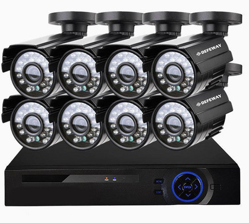 Комплект видеонаблюдения на 8 камер DVR KIT 945 8ch Gibrid AHD набор