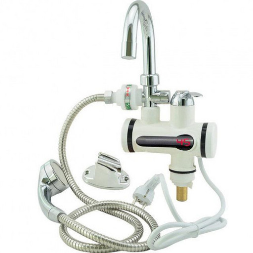 Проточный водонагреватель с душем MHz MP5201 3000 Вт на кран