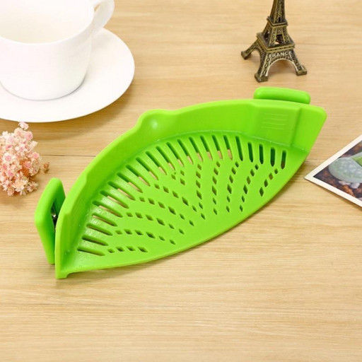 Кухонный силиконовый друшлаг Better Strainer B49 / Складной силиконовый друшлаг