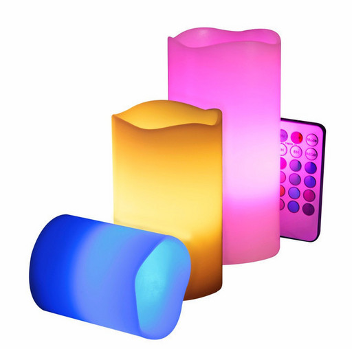 Ночник 3 свечи Luma Candles Color Changing