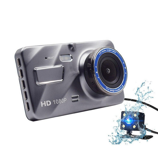 Видеорегистратор с выносной камерой заднего вида Dvr 1080 Full HD
