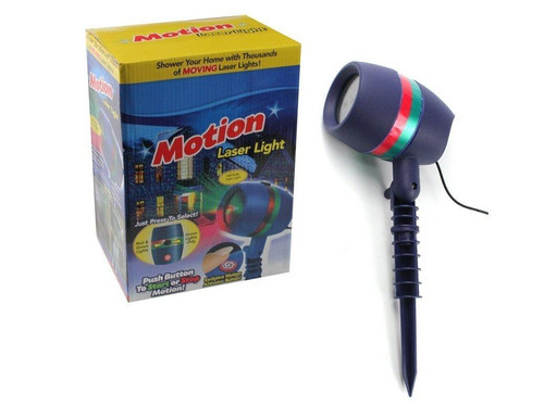 Лазерный проектор Star Shower Motion Laser Light Blue R133178
