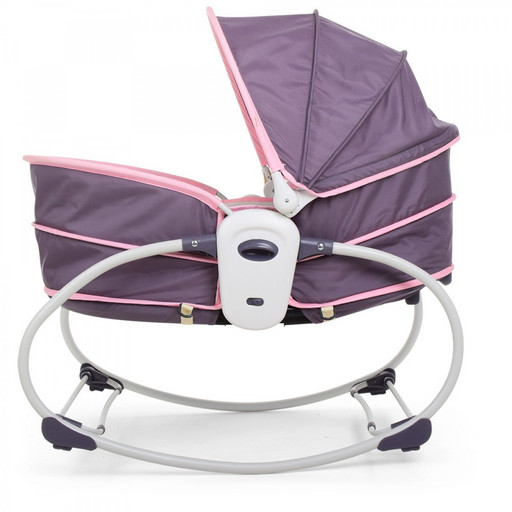Люлька-баунсер Mastela Rocker Bassinet 5 в 1 РОЗОВАЯ B5