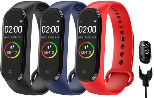 Фитнес браслет Smart Band M4 Plus (модульная зарядка)