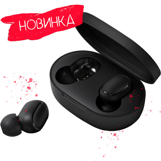 Навушники Xiaomi Redmi AirDots Black (ZBW4480GL)/ Наушники Xiaomi Redmi AirDots Black