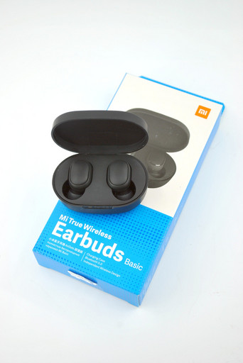 Беспроводные Bluetooth наушники Xiaomi Redmi AirDots TWS (+кейс для зарядки и хранения) 99% Black