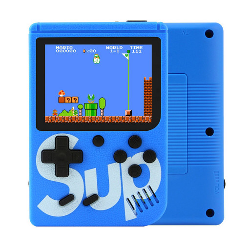 Ретро игровая приставка (Игровая консоль) Game Box sup 400 игр в 1 джойстик Blue