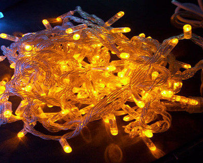 Гирлянда Нить 100 LED 10 м Жёлтый