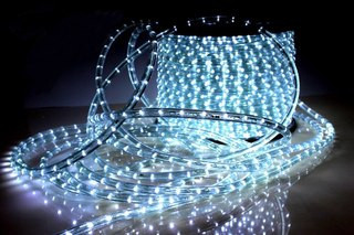 Дюралайт LED белый 100 метров\уличный . Дюралайт светодиодный LED-2WRL-13 mm ДЮРАЛАЙТ СВЕТОДИОДНЫЙ