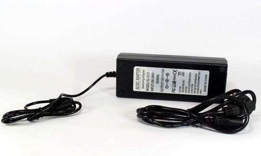 Блок питания 12V 10A Пластик + кабель Хит продаж!